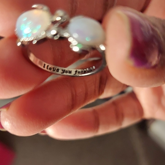 Turtle Design Ring I LOVE YOU Letter Open Adjustable Statement Ring - Picture 5 of 6